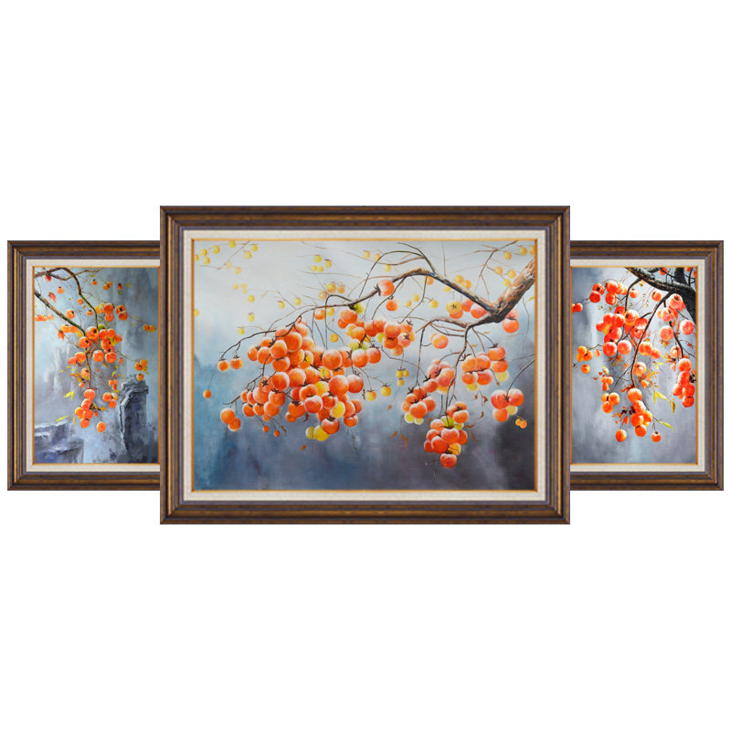 伊佳客厅装饰画防水高级艺术油画