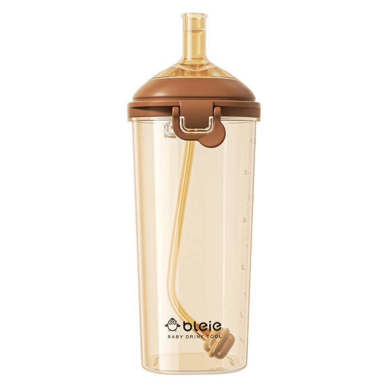 翻盖ppsu奶瓶一岁以上吸管直饮杯
