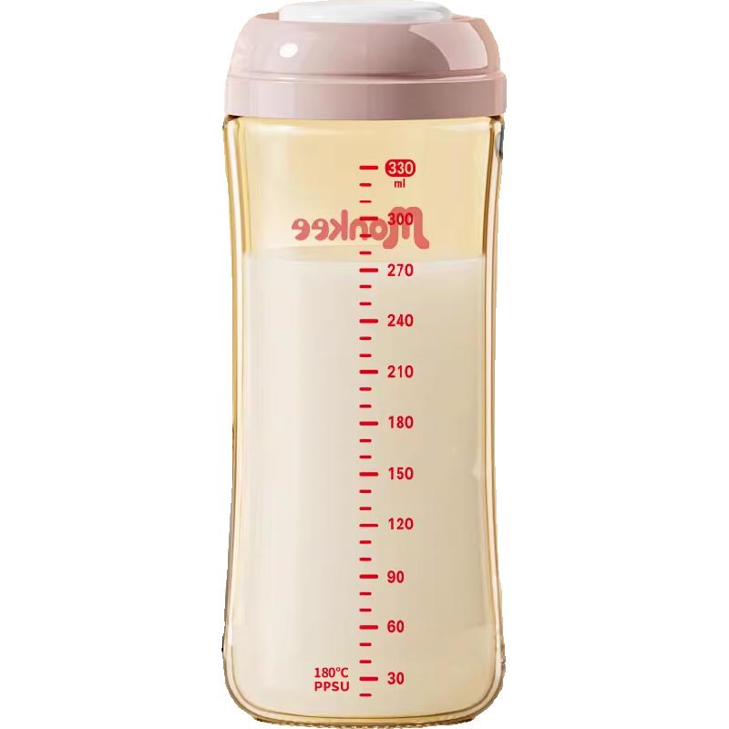 梦呵储奶瓶玻璃PPSU适配贝亲奶嘴新生儿大容量冰箱专用母乳保鲜瓶