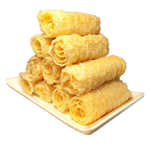 黄金响铃卷豆皮卷油炸腐竹皮脆铃卷豆腐皮火锅食材干货商用整箱
