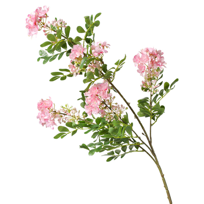 客厅落地粉色醉香含笑花仿真花