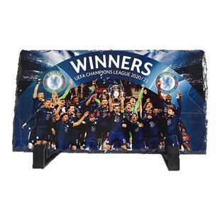 定制欧冠大巴黎夺冠纪念皇马周边AC米兰利物切尔西足球迷摆件礼物