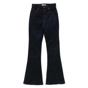 MOUSSY 通勤休闲高腰深色摩登微喇牛仔裤女010GSA12-2640