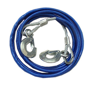 适配沃尔沃拖车绳/拖车带/5吨牵引绳 4米自救绳 钢丝绳 10*400