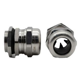 不锈钢电磁兼容防水格兰头M16M25防爆填料函EMC/EMV屏蔽电缆接头