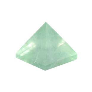 地球脉动天然绿萤石金字塔摆件水晶原石净化消磁石卧室桌面装饰品
