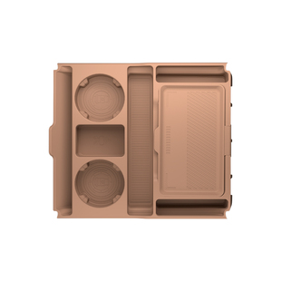 适用东风猛士M817中控储物盒25款下层收纳箱车内饰改装用品配件品