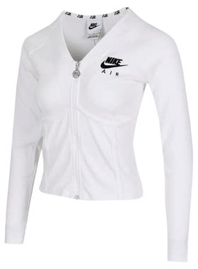 NIKE耐克短款瑜伽服女子新款舒适拉链紧身修身长袖鱼骨上衣FD2377