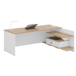 圣奥简约现代主管经理桌老板桌sunon然之趣大班台总裁办公室家具