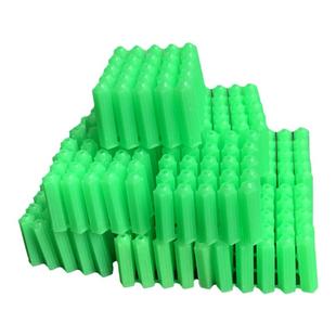 全新料塑料膨胀管6mm8mm绿色盒装塑料胀塞螺丝墙塞6厘8厘胶塞胶粒