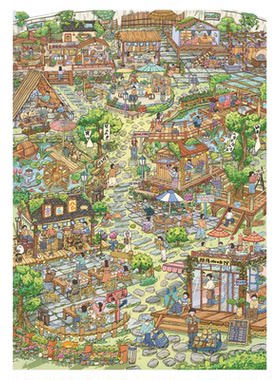 川野风物5.0系列造景贴纸