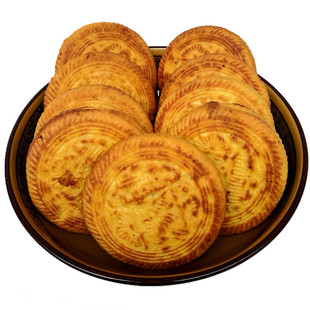 现做山西吕梁特产红糖空心月饼礼盒空壳临县麻油传统老式手工散装