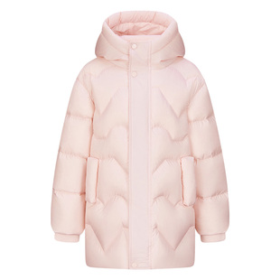 雪中飞kids儿童羽绒服女童加厚冬季新款外套保暖中长款中大童装