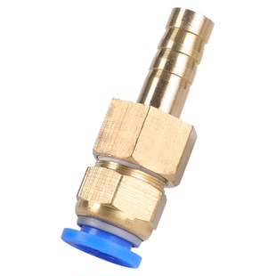 宝塔接头转快插皮管气管软管水管对接直通硅胶PU软管气动快速接头