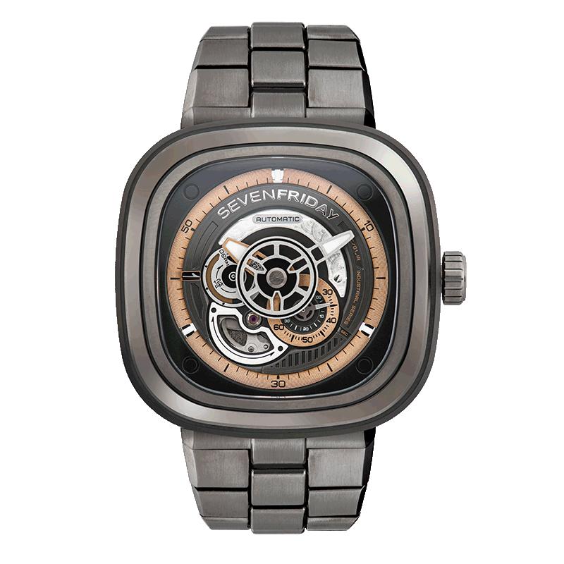 时尚方表盘瑞士机芯sevenfriday