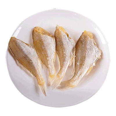 北海特产黄花鱼干2斤新晒咸鱼海鱼干去头淡晒黄鱼干风干海鲜干货