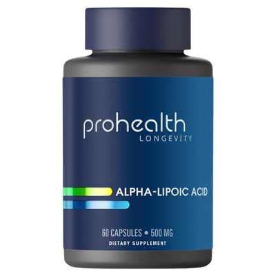 α-硫辛酸双重溶解性膳食补充剂Alpha-Lipoic Acid - 500mg 60粒