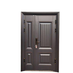 成都新中式别墅大门定制入户门进户门双开门子母门农村自建房大门