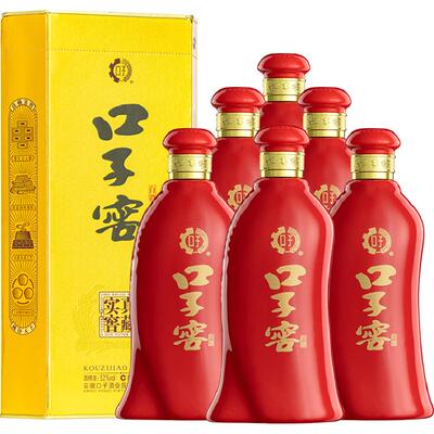 口子窖六年型52度整箱白酒