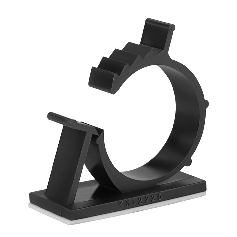 HSS卡扣可调固定座线卡子自粘理线器免打孔水管燃气管电线走线