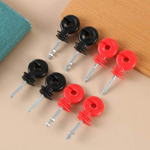 绝缘子电子围栏自攻型螺栓型绝缘扣畜牧养殖牧场电网系统绝缘钉子