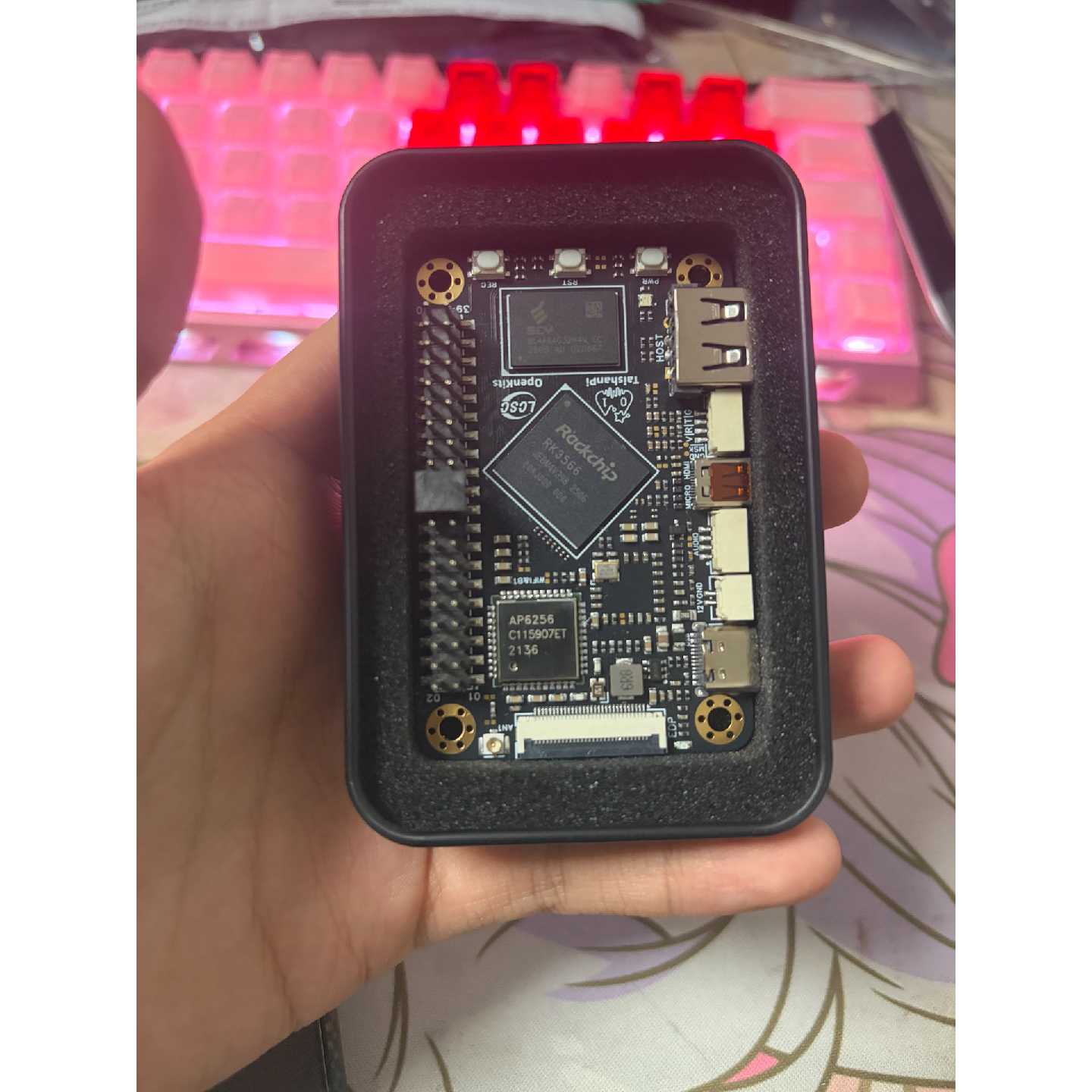 泰山派开发板 rk3566 全新864 双频wifi版图片