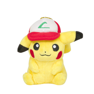 日本宝可梦神奇宝贝正版小智皮卡丘公仔玩偶毛绒包包挂件小挂饰