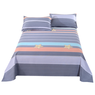 加厚老粗布床单纯棉100全棉单件防滑款单人双人加大炕单四季通用