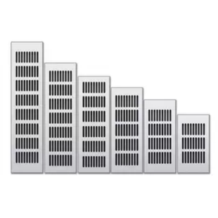 通风出风口盖板铝合金橱柜衣鞋柜透气盖进风口散热口多孔进气口