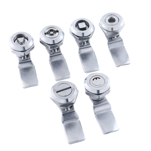 汤科304不锈钢TK705转舌锁三角锁一字锁配电箱锁垃圾桶锁威图柜锁