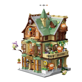 TOPTOY中国积木小鹦鹉BEBE魔法学院系列益智玩具积木新年礼物