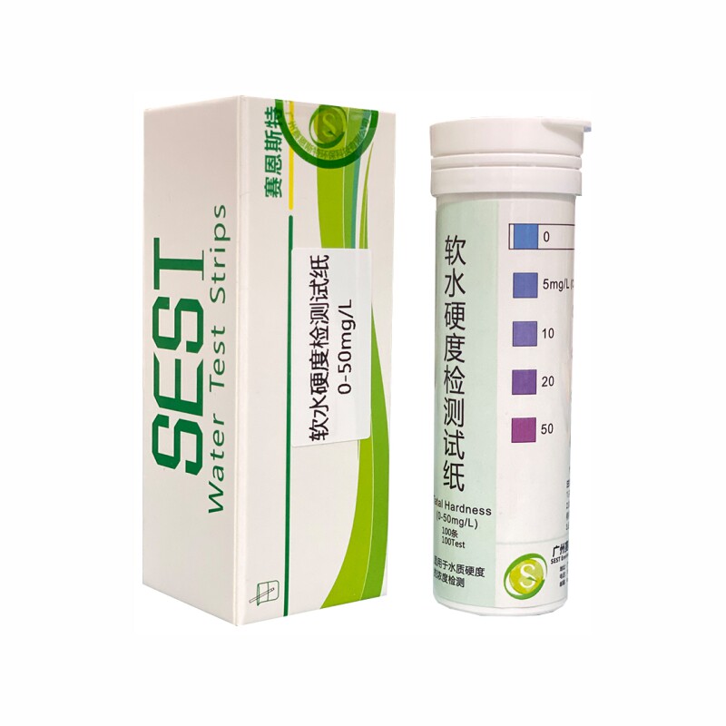 软水硬度检测试纸0-50ppm适用于血透用水软化水饮用水等厂家直销