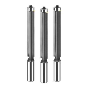 名刃带轴承加长修边刀双刃直刀木工铣刀修边机刀头锣机雕刻机刀具