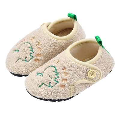 幸福玛丽可爱儿童秋冬包跟棉拖鞋