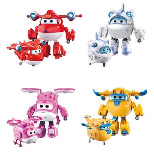 奥迪双钻超级飞侠大号变形机器人新超级装备金小子乐迪声光玩具