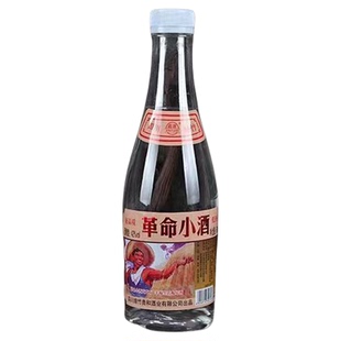 经典革命小酒高粱粮食白酒整箱12瓶42度浓香型500毫升PET塑料瓶装