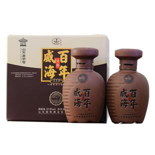 文登学百年威海518浓香型白酒过中秋节日春节送礼特产6盒装12瓶