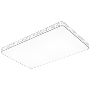 包安装超薄长方形led吸顶灯现代简约大气客厅灯鸟巢房间卧室灯饰