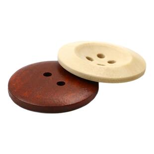 圆形木头纽扣男女衣服上衣毛衣大衣扣子儿童衣服衬衫衬衣装饰钮扣