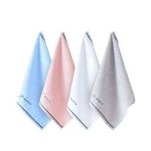 洁丽雅纯棉小方巾女家用便携洗脸巾擦脸毛巾儿童舒适吸水亲肤面巾