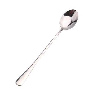 长柄不锈钢汤勺咖啡搅拌勺勺子饭勺调羹汤匙茶匙家用餐具韩式圆勺