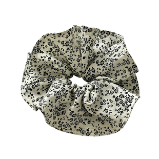 温柔慵懒~韩系碎花大肠发圈女bm高级感头绳复古个性绑低马尾发绳