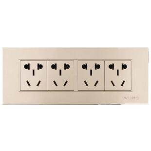 泰力118型开关插座 九孔插座面板十二孔三插12孔四插家用带usb口