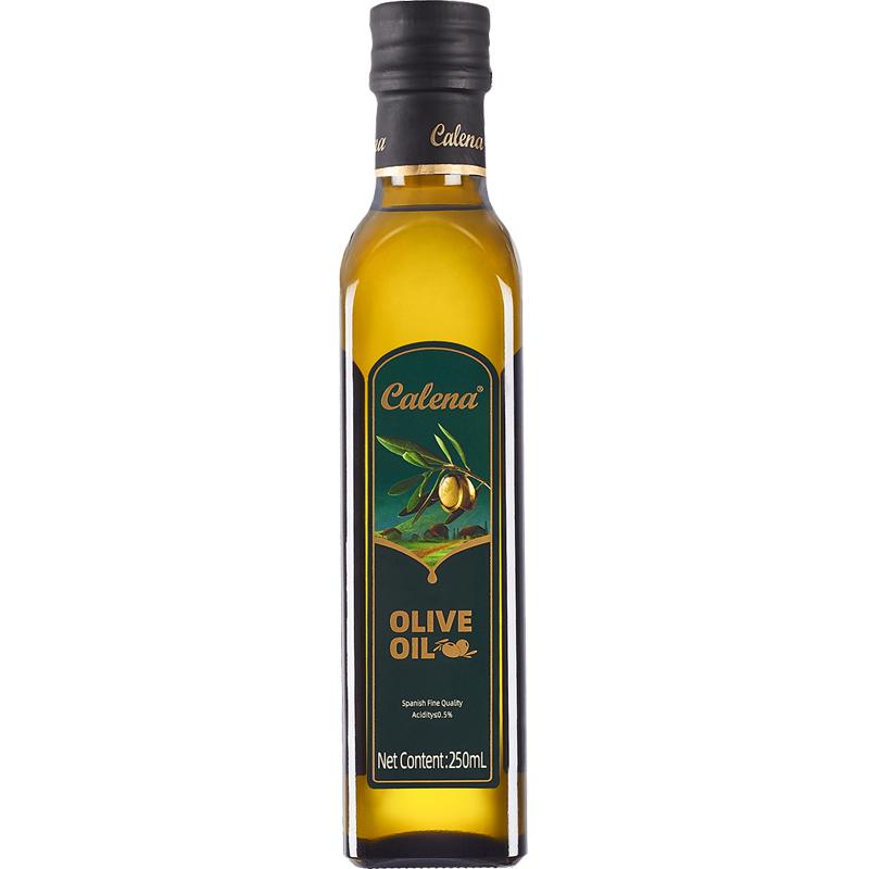 克莉娜橄榄油食用油250ml小瓶纯olive特级初榨纯正低健身油脂轻食