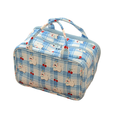可爱化妆包女2025新款大容量化妆品收纳包外出旅行便携分区洗漱包