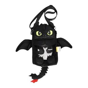 环球影业正版驯龙高手无牙仔夜煞炫酷玩偶毛绒斜挎包手机包单肩包