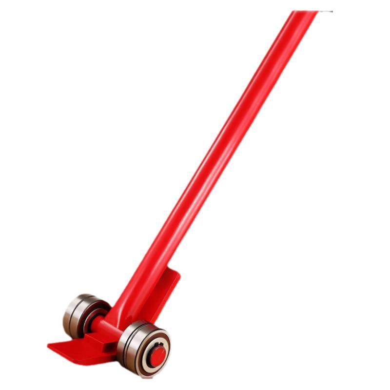 起泽起重撬棒翘棍工具高锰钢撬杠重型轮子轴承滑轮搬运3吨5吨撬棍