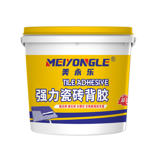 美永乐瓷砖强力背涂胶单组份桶装粘合剂玻化砖背胶大砖用上墙5kg