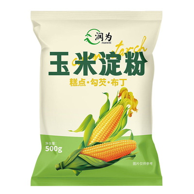 食用一级纯玉米淀粉生粉家用0添加勾芡嫩肉烘焙专用原料蛋糕商用