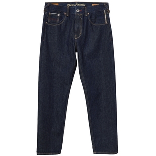 杰克琼斯男装牛仔裤秋季2025年新款贴袋后腰皮标休闲直筒裤子长裤